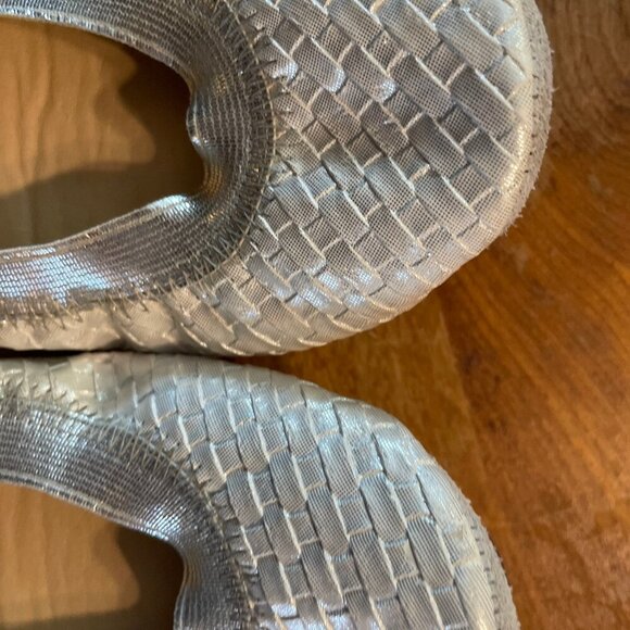 Yosi Samra YS Ballet Foldable Flat Silver Girls Y3 - Picture 8 of 8